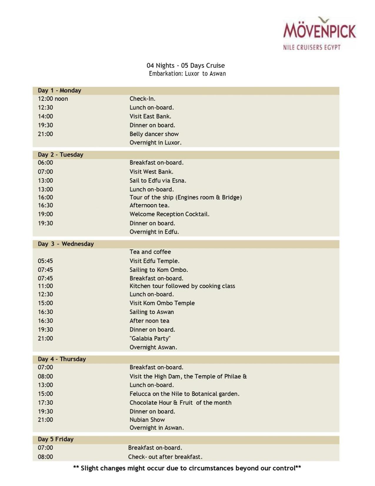 Moevenpick Royal Lily Nile Cruise, Every Monday Four Nights From Luxor, Every Friday Three Nights From Aswan - Including Excursions & Sightseeing 外观 照片